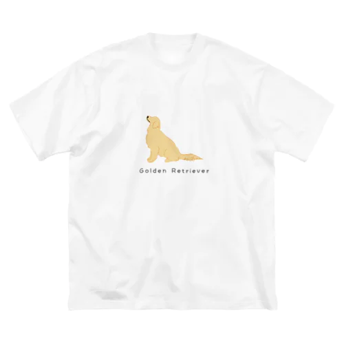 おすわりゴールデン ビッグシルエットTシャツ