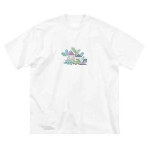 熱帯植物に囲まれた家 Big T-Shirt