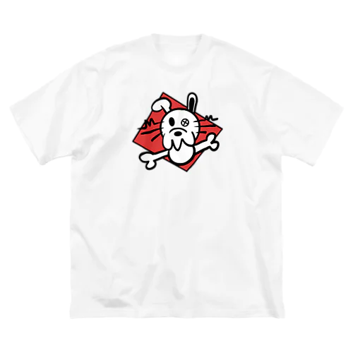 ROCKなうさぎさん ビッグシルエットTシャツ