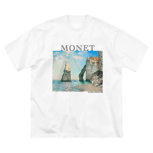 モネ　エトルタの断崖  Claude Monet Big T-Shirt