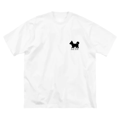 NO 柴犬  NO LIFE Big T-Shirt