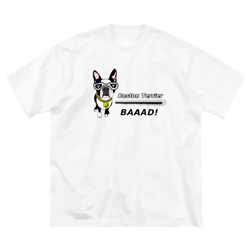 イケてるボストンテリア ビッグシルエットTシャツ