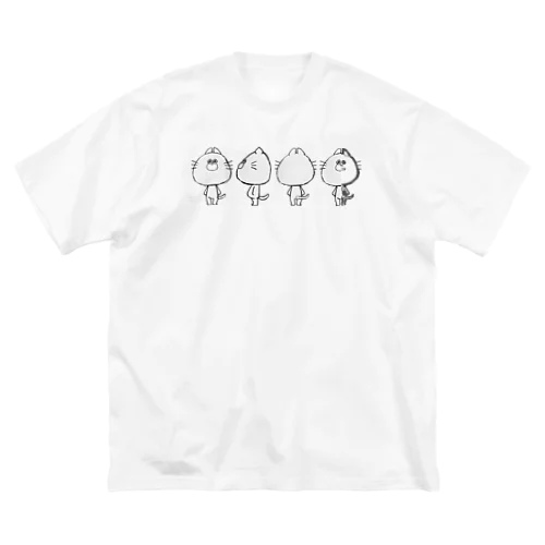 三面図ごじゃ ビッグシルエットTシャツ