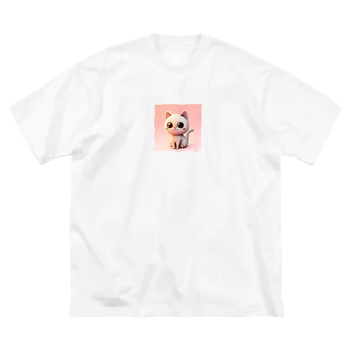 お座り猫ちゃん Big T-Shirt