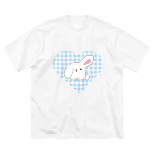 もちふわうさぎぱすてるはーと ビッグシルエットTシャツ