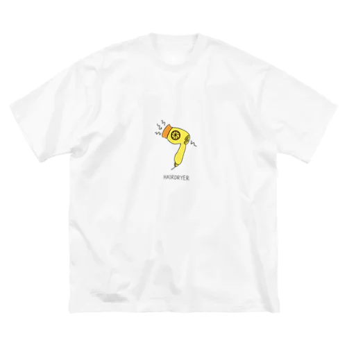 HAIR DRYER_透明 ビッグシルエットTシャツ