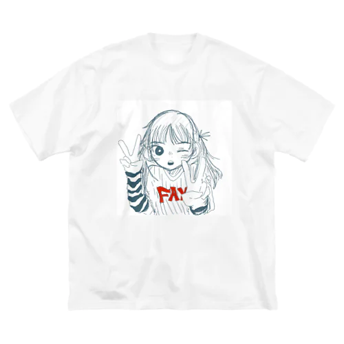 いぇ〜い ビッグシルエットTシャツ