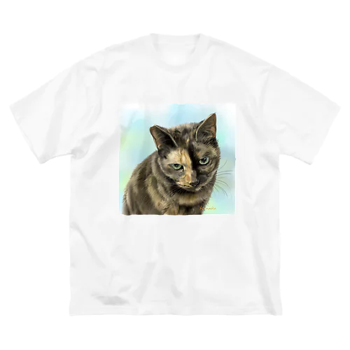 サビ猫のオペラ座ちゃん ビッグシルエットTシャツ