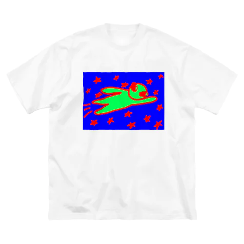 宇宙人、空を飛ぶ Big T-Shirt