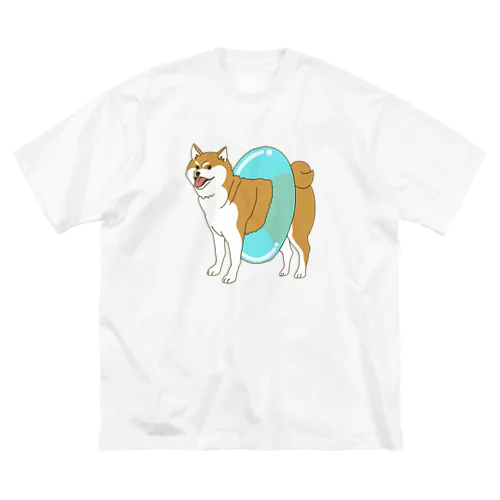 プールに行く気の柴犬 Big T-Shirt