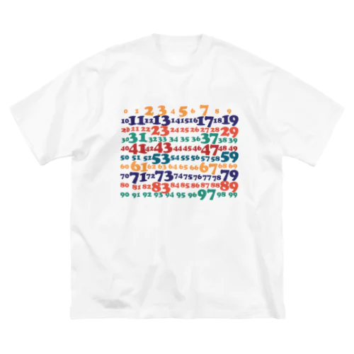 素数 ビッグシルエットTシャツ