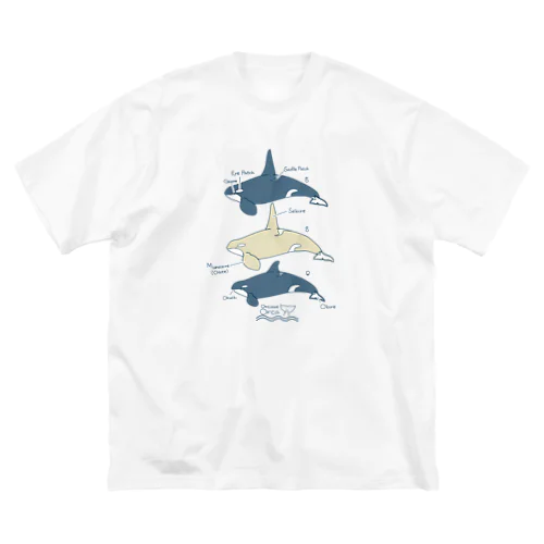 シャチ(Jitsu ha Ro-maji dayo Edition) Big T-Shirt