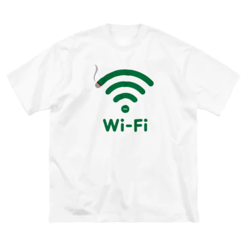 Wi-Fi 蚊取り線香 ビッグシルエットTシャツ