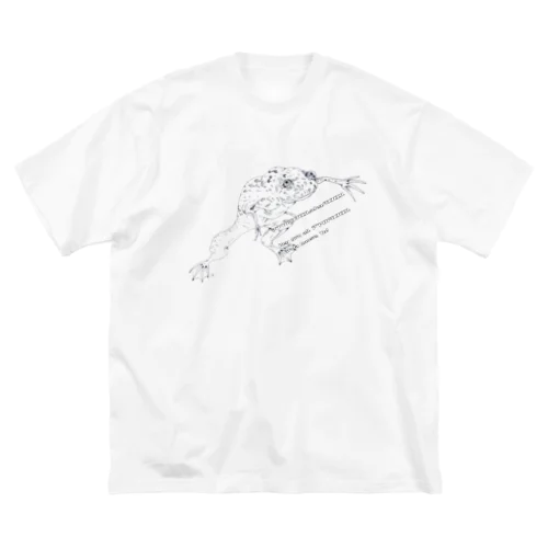 アフリカツメガエル,a.k.a.ツメガエル ビッグシルエットTシャツ