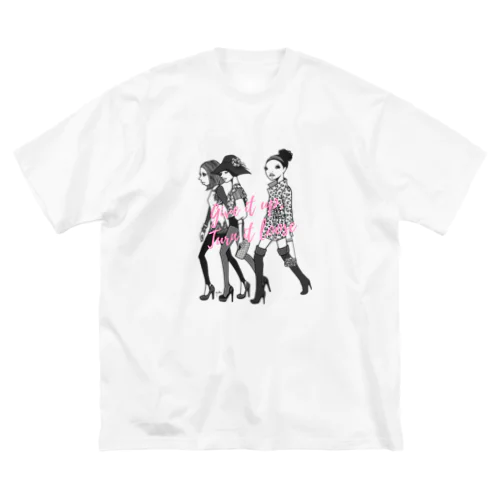 HEY LADIES!  ビッグシルエットTシャツ