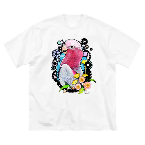 モモイロインコ ビッグシルエットTシャツ