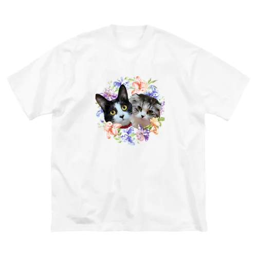 ゆきリン花輪 ビッグシルエットTシャツ