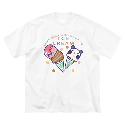 ズレぱんだちゃんのアイスクリームB Big T-Shirt