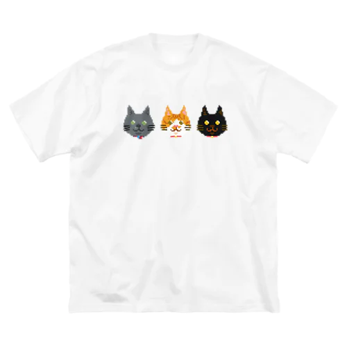 にゃんにゃんにゃん ビッグシルエットTシャツ