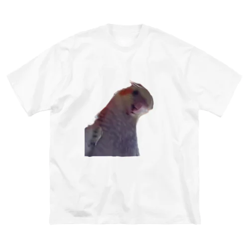 荒ぶるオカメインコ ビッグシルエットTシャツ