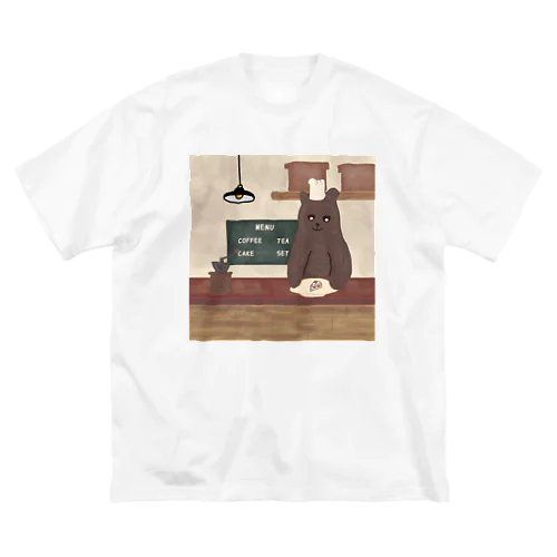 くまのカフェ Big T-Shirt