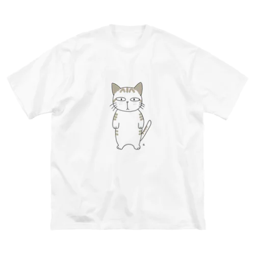 無愛想なサバトラ猫くん Big T-Shirt