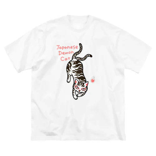 JapaneseDemonCat ビッグシルエットTシャツ