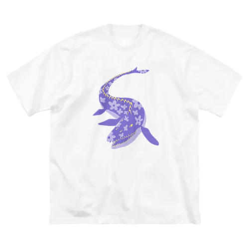 モササウルス(花柄) ビッグシルエットTシャツ