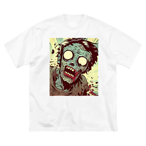 ■モンスターゾンビ【ホラーzombie】 ビッグシルエットTシャツ