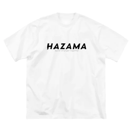 狭間ノ会HAZAMAロゴ ビッグシルエットTシャツ