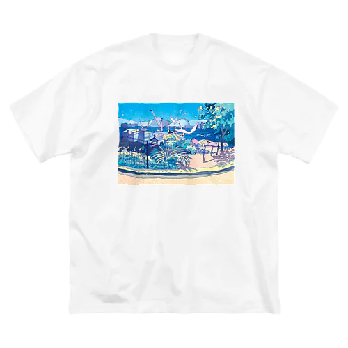 【旅立ちの日】/長崎の風景 ビッグシルエットTシャツ