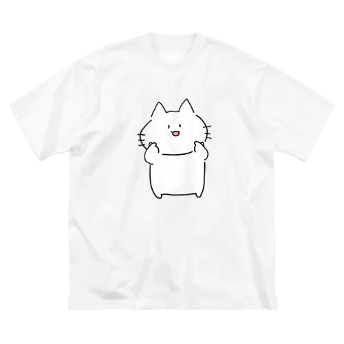 指ハートおとうふくん ビッグシルエットTシャツ