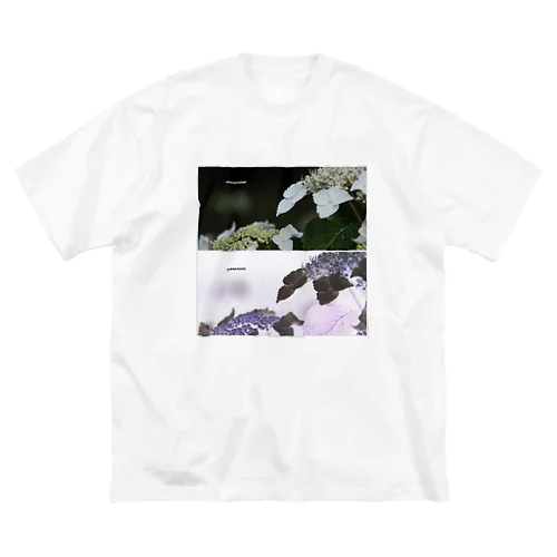 hydrangeas ビッグシルエットTシャツ