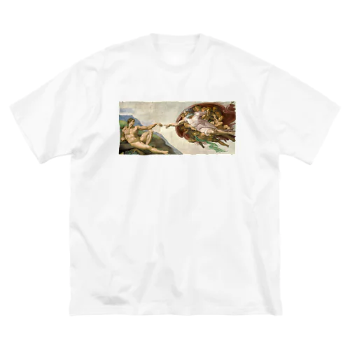 アダムの創造 / The Creation of Adam ビッグシルエットTシャツ