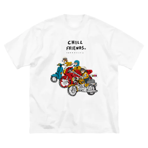 CHILL FRIENDS_バイカーズ Big T-Shirt