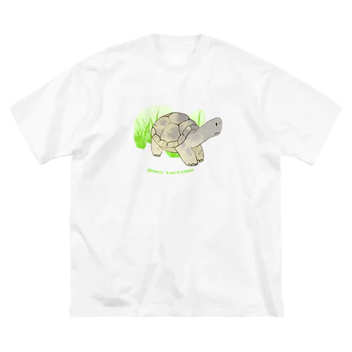 ゾウガメ ビッグシルエットTシャツ