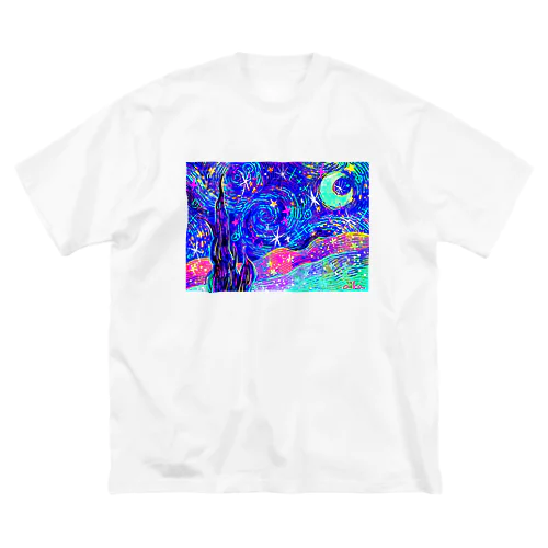 きらきら星月夜 Big T-Shirt