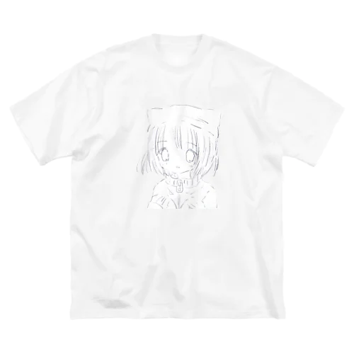 ふわねこ・しんどろ～む ビッグシルエットTシャツ