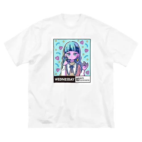 03-3-date-Wednesday ビッグシルエットTシャツ