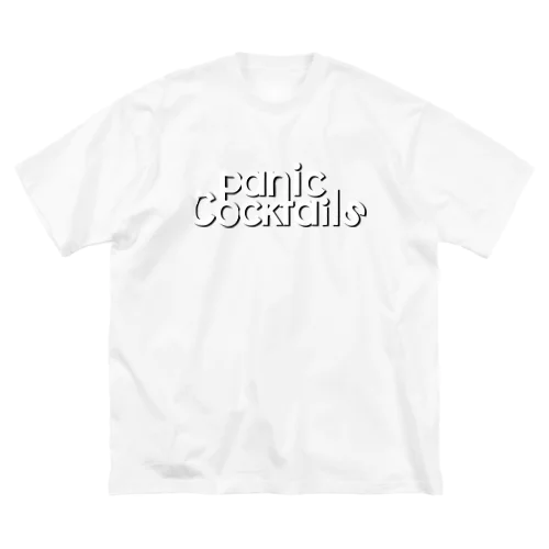 Panic Cocktails BoldLogo DropShadow ビッグシルエットTシャツ