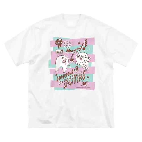 あいすだいすき!(シャーベット) ビッグシルエットTシャツ