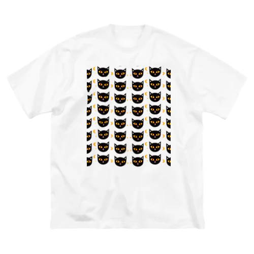 Meow Cat, ニャー猫, 猫, 猫好き, Cat ビッグシルエットTシャツ