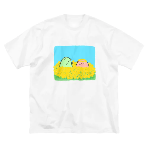 お花畑グミベア ビッグシルエットTシャツ