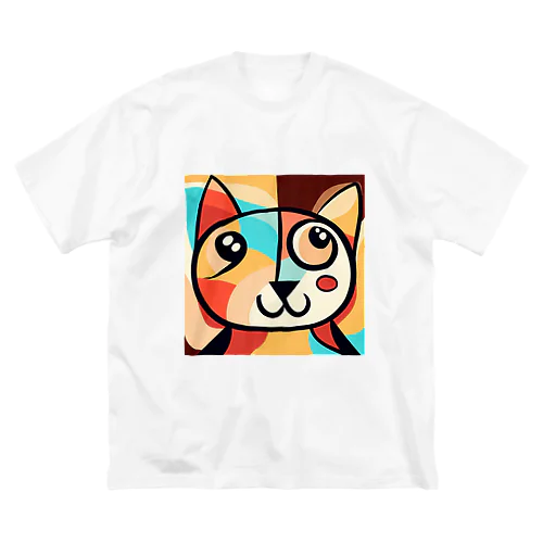 Mysterious Cat ビッグシルエットTシャツ