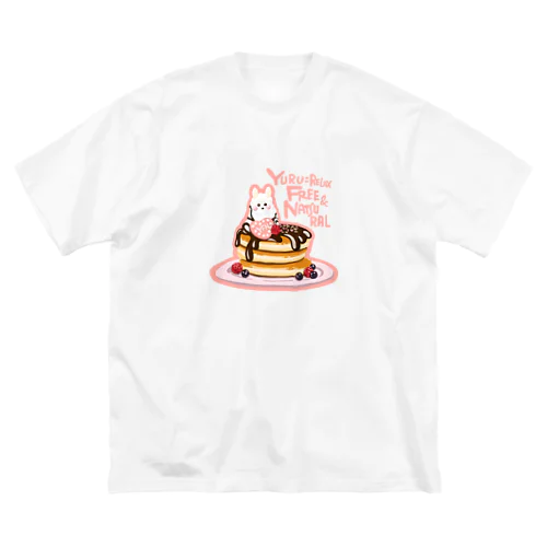 ゆるパカパンケーキ ビッグシルエットTシャツ