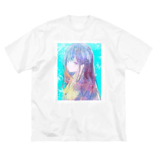 青髪 ビッグシルエットTシャツ