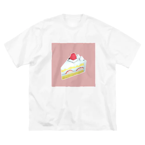 かわいいローポリケーキ ビッグシルエットTシャツ