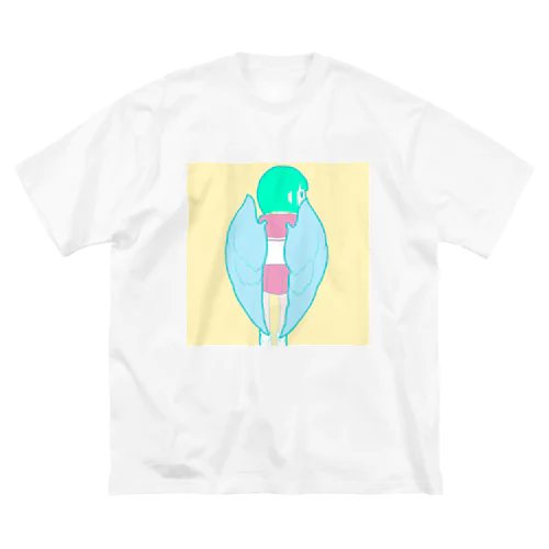 羽根のはえた子 ビッグシルエットTシャツ