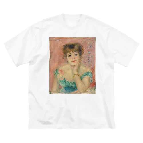 女優ジャンヌ・サマリーの肖像 / Portrait of the Actress Jeanne Samary ビッグシルエットTシャツ