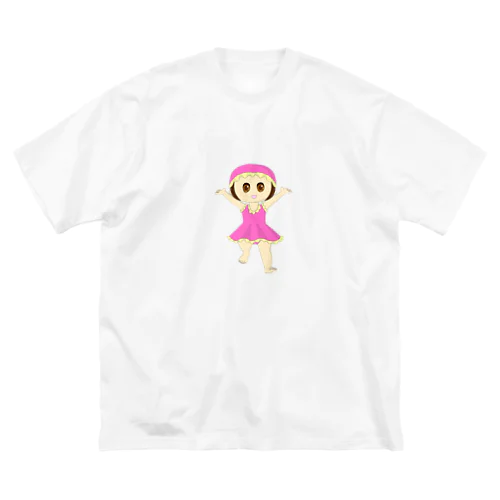 水着っ娘 ビッグシルエットTシャツ